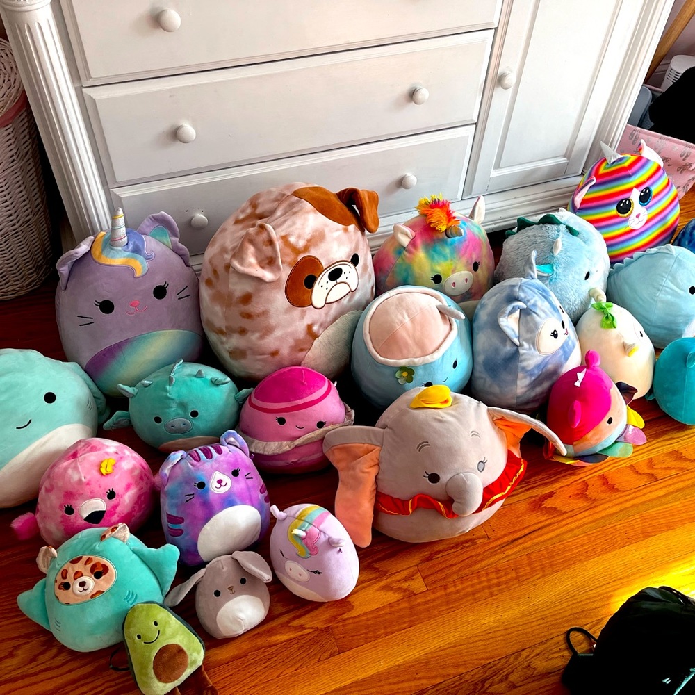 Squishmallows all sizes